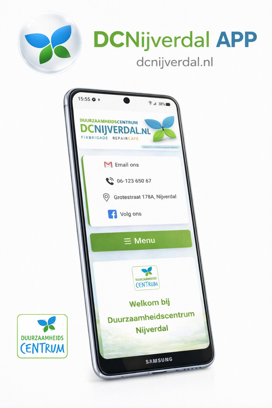 DCN App op telefoon homescherm