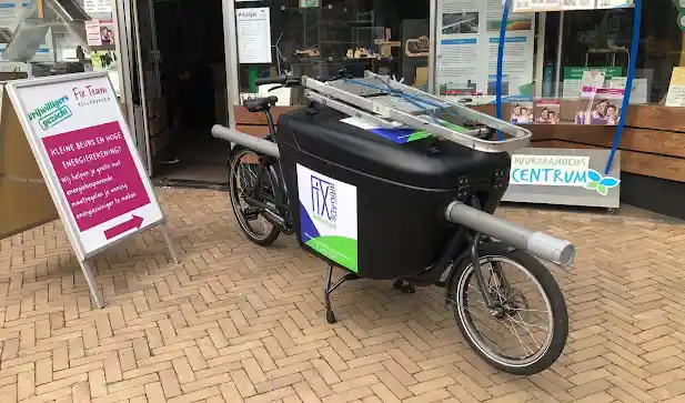 FIXbrigade bakfiets met gereedschap