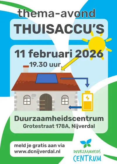 Thema-avond Thuisaccu's